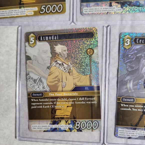 Final Fantasy TCG Foils Lot Of 7 Common, Rare, And Hero 2007-2011 VG+ - Picture 8 of 9